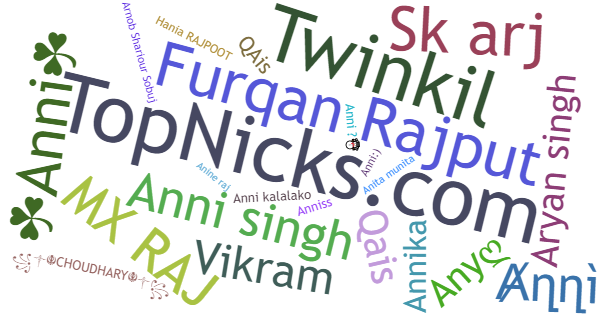 Nicknames for Anni