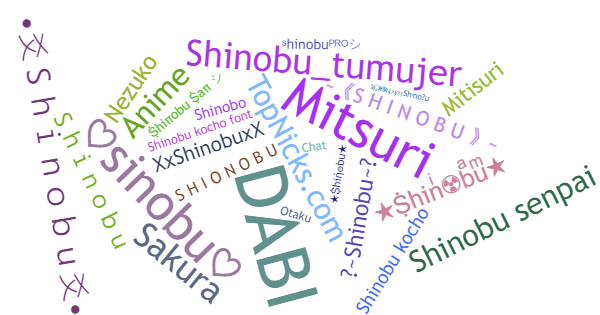 Nicknames for Shinobu