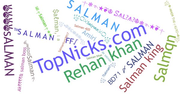 Nicknames for Salman