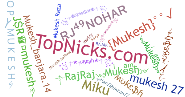 Nicknames for Mukesh