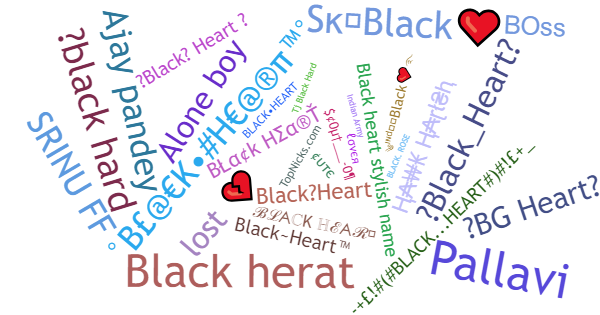 Nicknames for Blackheart