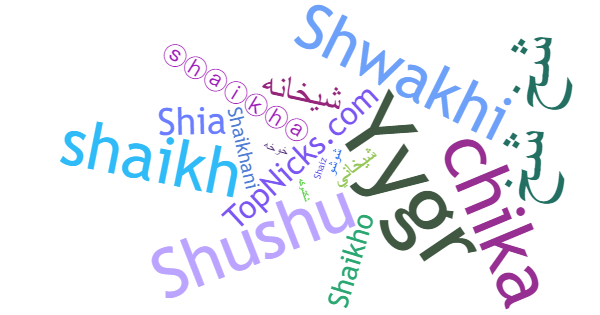 Nicknames for Shaikha