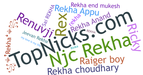 Nicknames for Rekha