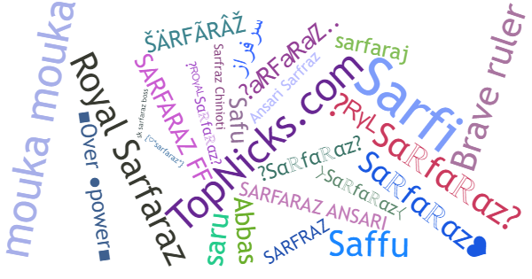 Nicknames for Sarfaraz