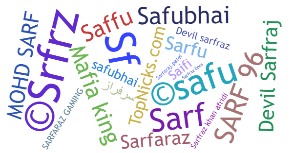 Nicknames for Sarfraz