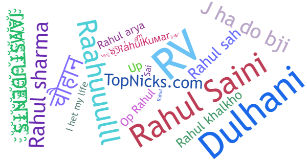 Nicknames for RahulKumar