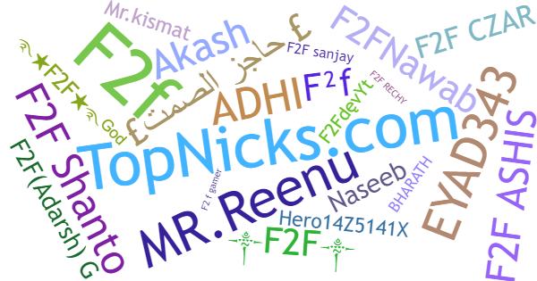 Nicknames for F2f