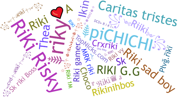 Nicknames for Riki