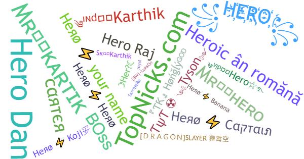 Nicknames for Hero