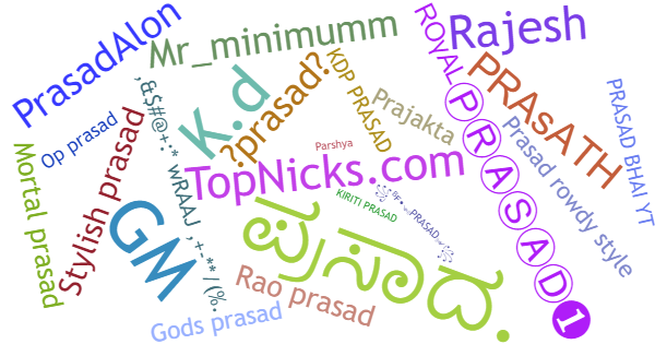 Nicknames for Prasad