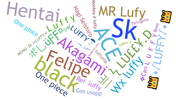 Nicknames for Luffy