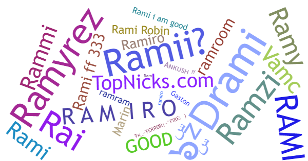 Nicknames for Rami