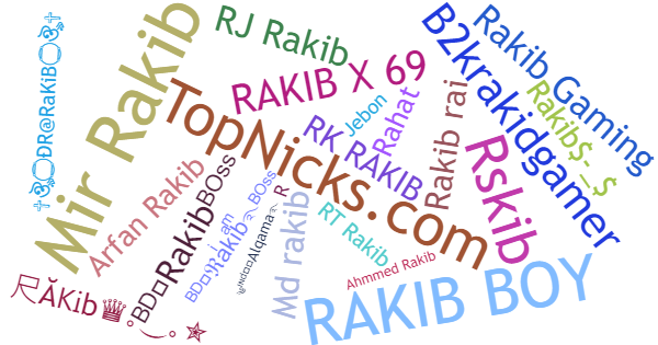 Nicknames for Rakib