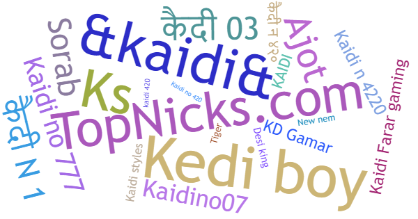 Nicknames for Kaidi