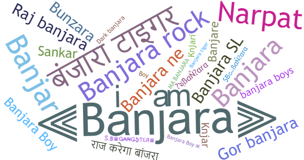 Nicknames for Banjara