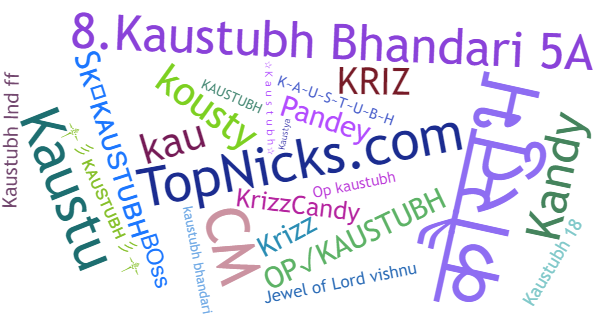 Nicknames for Kaustubh