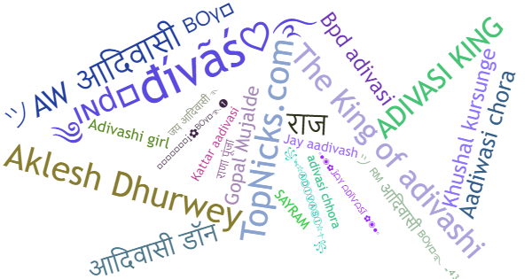 Nicknames for Adivasi