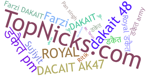 Nicknames for Dakait