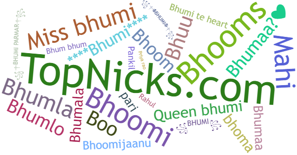 Nicknames for Bhumi