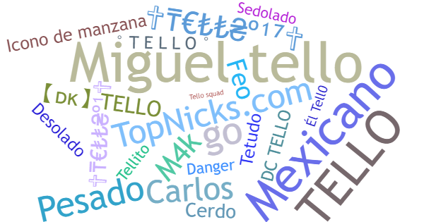 Nicknames for Tello