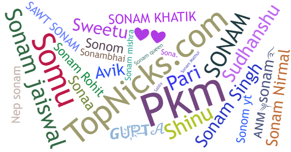 Nicknames for Sonam