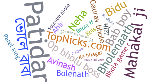 Nicknames for Bhola