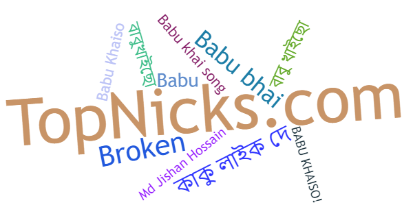 Nicknames for Babukhaiso