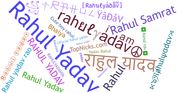 Nicknames for Rahulyadav