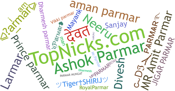 Nicknames for Parmar