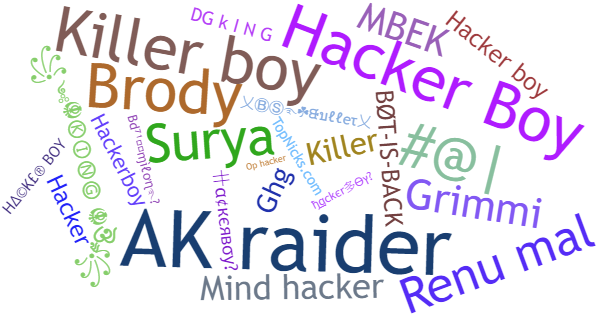 Nicknames for Hackerboy