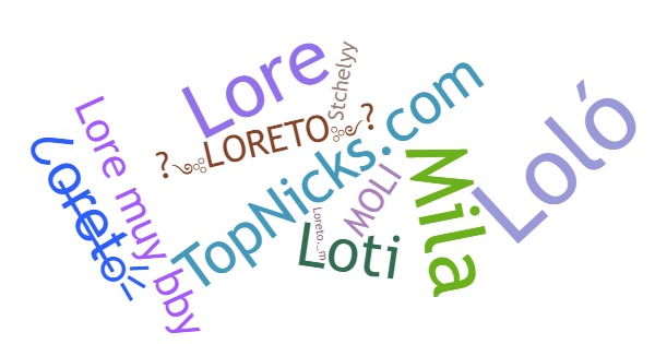 Nicknames for Loreto