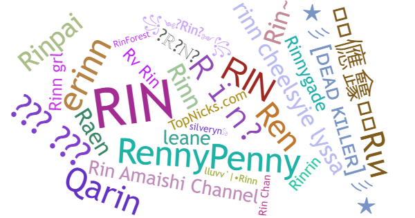 Nicknames for Rin