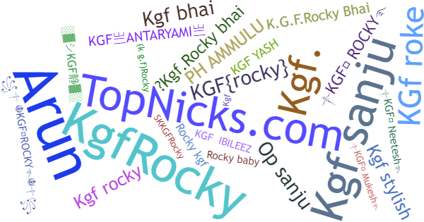 Nicknames for KGFRocky