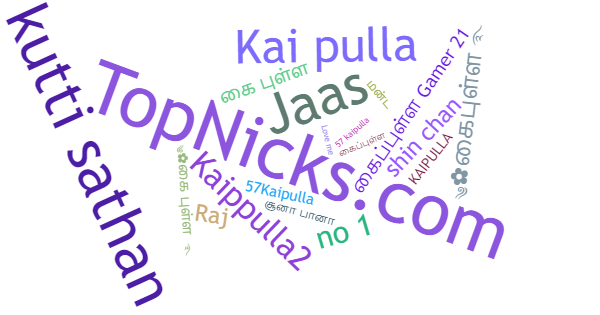 Nicknames for Kaipulla