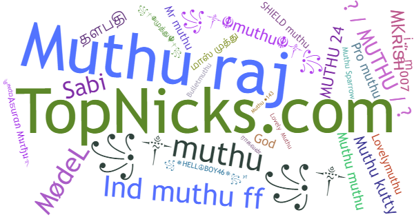 Nicknames for Muthu