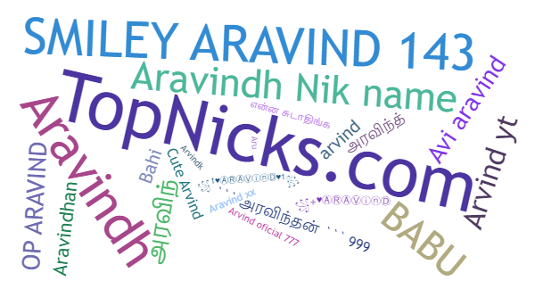 Nicknames for Aravind