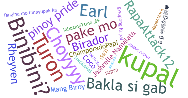 Nicknames for Pinoy