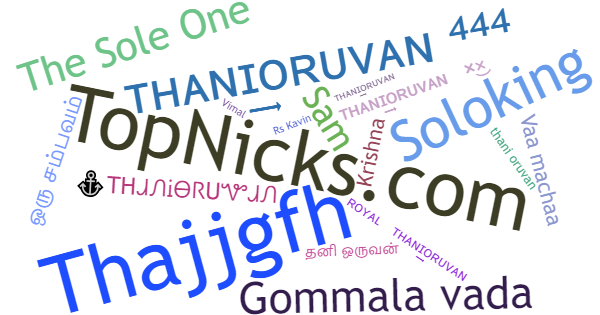 Nicknames for Thanioruvan