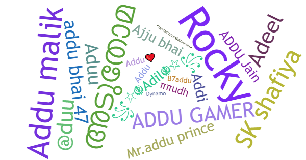 Nicknames for Addu