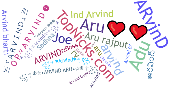 Nicknames for Arvind