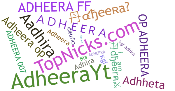 Nicknames for Adheera