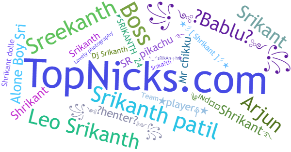 Nicknames for Srikanth