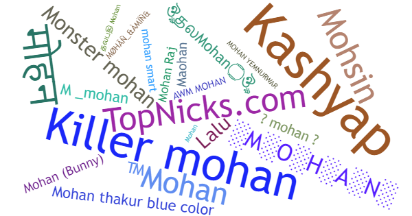 Nicknames for Mohan