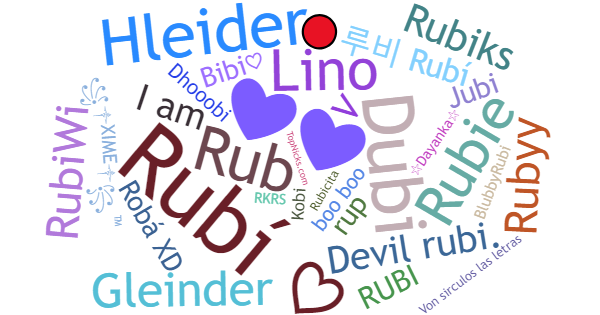 Nicknames for Rubi