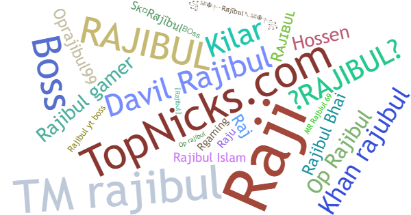 Nicknames for Rajibul