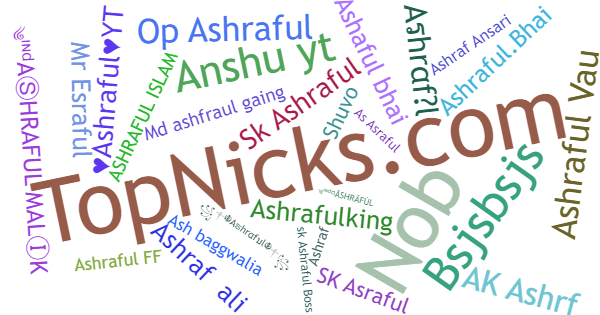 Nicknames for Ashraful