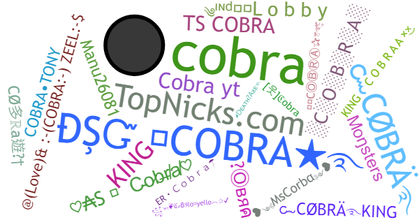 Nicknames for Cobra