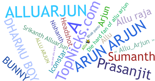 Nicknames for AlluArjun