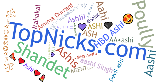 Nicknames for Ashi