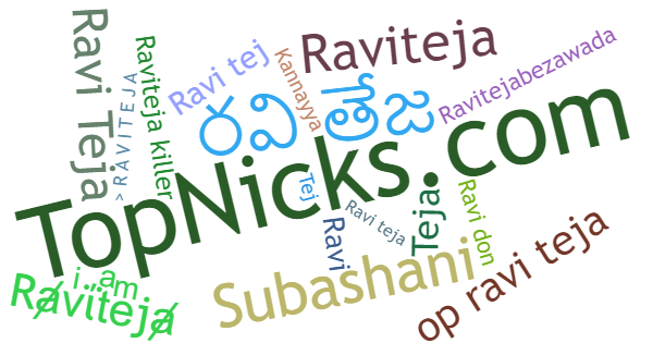 Nicknames for Raviteja